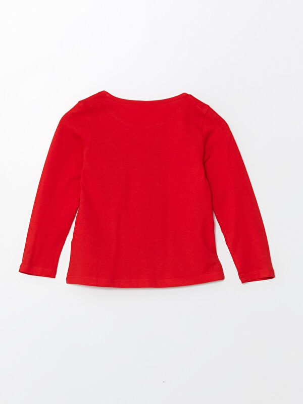 Moudda LC Waikiki - Body jersey basique manches longues Fille Rouge - Tunisie 3