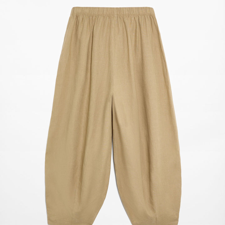 Moudda Oysho - Pantalon 100% Lin Ballon Taille Moyenne - Tunisie 4