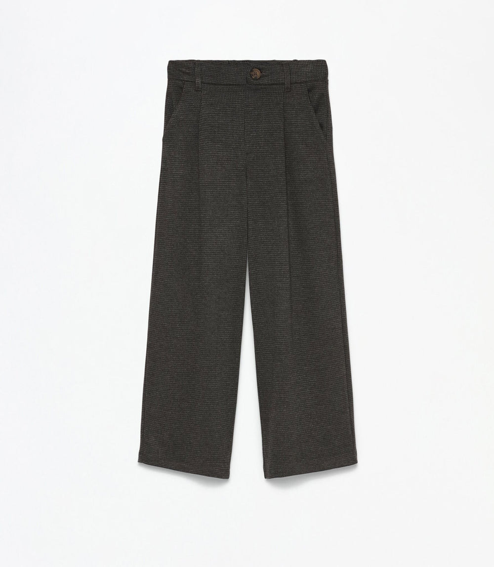 Moudda Lefties - Pantalon Maille Roma - Pinces (Plomb) Fille - Tunisie 2
