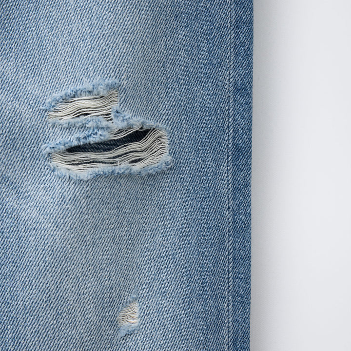 Moudda ZARA - Pantalon Denim Standard - Déchiré - Tunisie 4