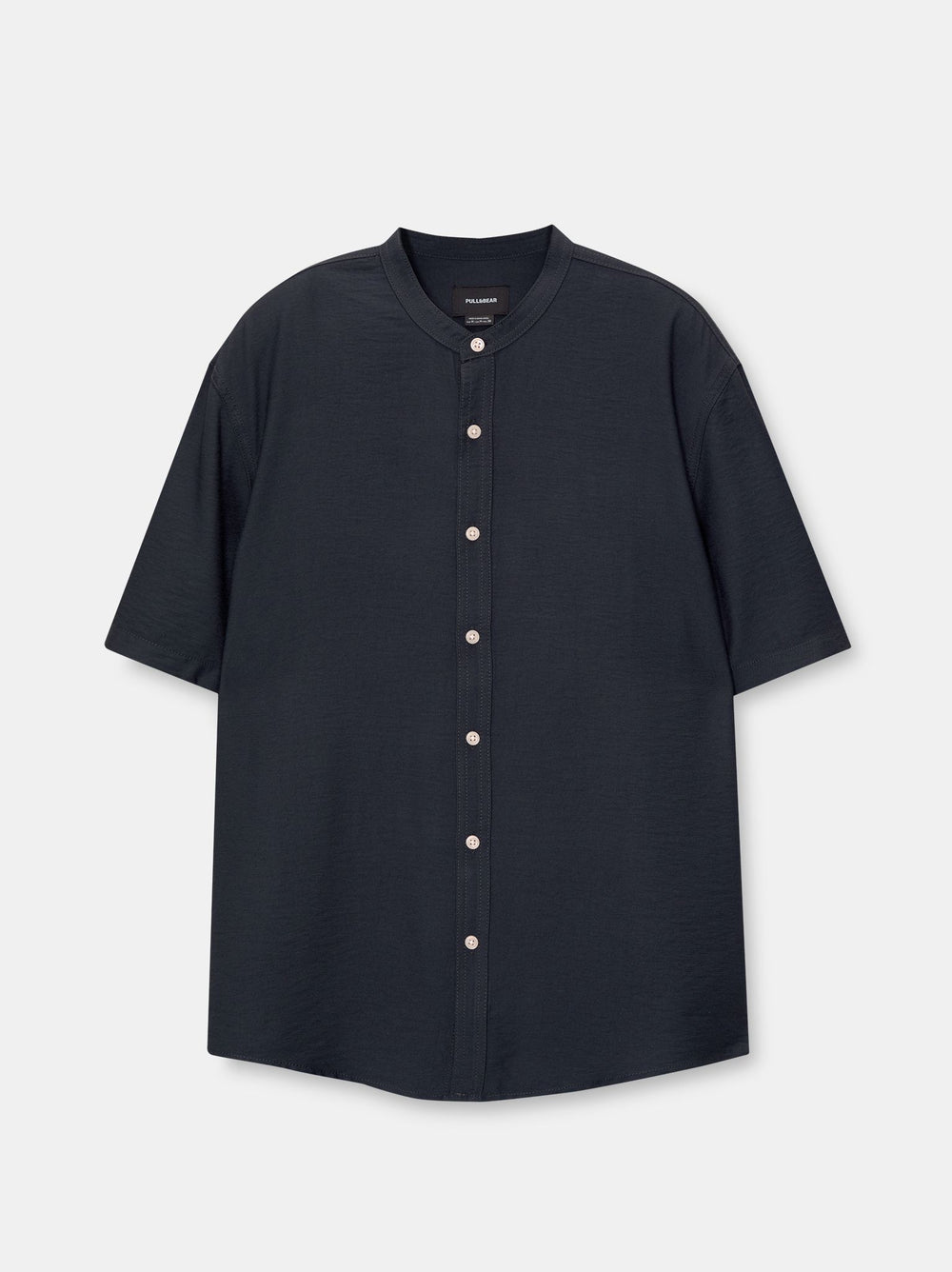 Moudda PULL & BEAR - Chemise Basique Demi-Manches Col Mao - Tunisie 2