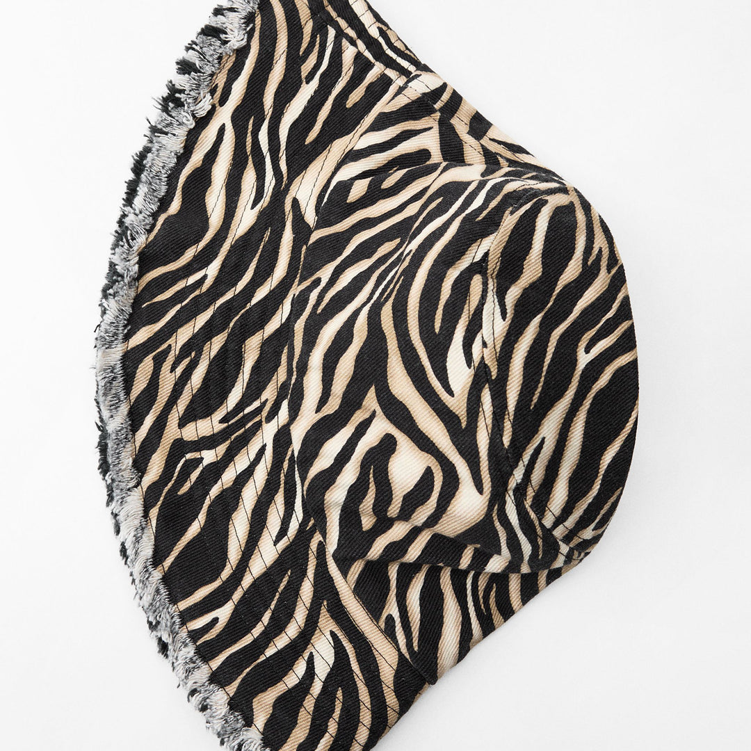 Moudda ZARA - Casquette bucket imprimée zèbre à visière courte - Tunisie 2