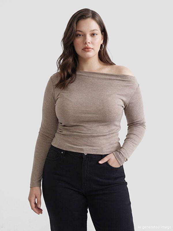 Moudda LC Waikiki - Body manches longues en jersey pour Femme - Tunisie 5