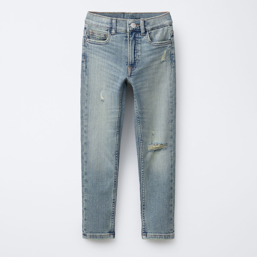 Moudda ZARA - Pantalon Denim Skinny - Déchiré & Dirty Wash - Tunisie 1