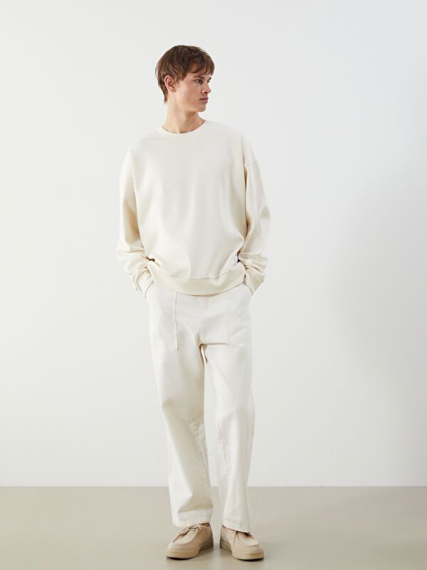 Moudda LC Waikiki - Sweatshirt en jersey Homme Beige pâle - Tunisie 2