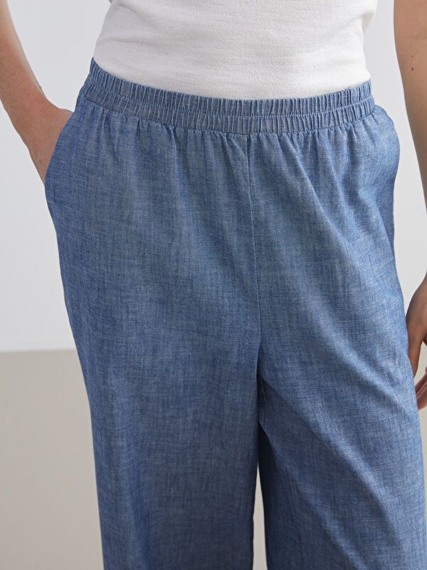 Moudda LC Waikiki - Pantalon tissé en denim Femme Rodéo mid indigo - Tunisie 3