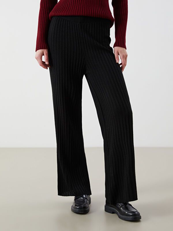 Moudda LC Waikiki - Pantalon tricot Femme Noir - Tunisie 2