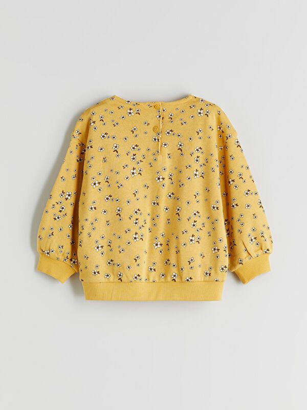 Moudda LC Waikiki - Sweatshirt en jersey Fille Impression jaune terne - Tunisie 3