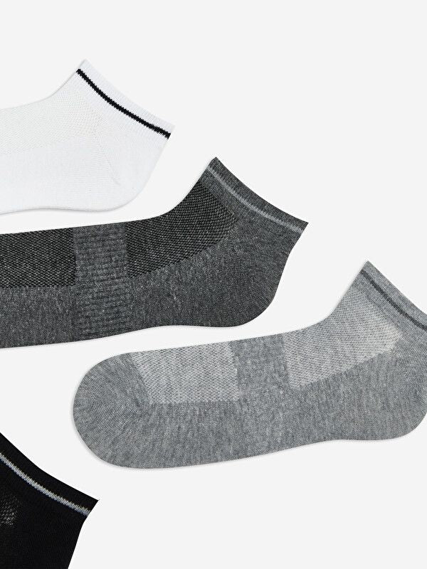 Moudda LC Waikiki - Chaussettes liner trainer (sport) pour Homme couleur Mélange teint fil - Tunisie 2