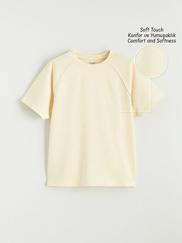 Moudda LC Waikiki - Body manches courtes en jersey pour Fille couleur  Jaune - Tunisie 1