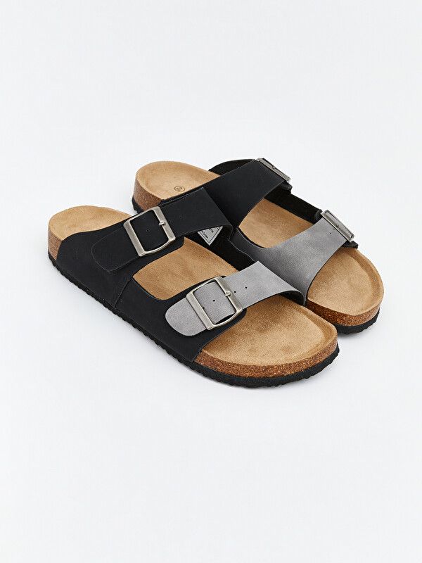 Moudda LC Waikiki - Pantoufles pour Homme couleur Noir - Tunisie 1