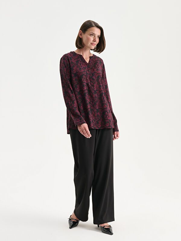 Moudda LC Waikiki - Chemise tissée imprimée cv à manches longues pour Femmes - Tunisie 2