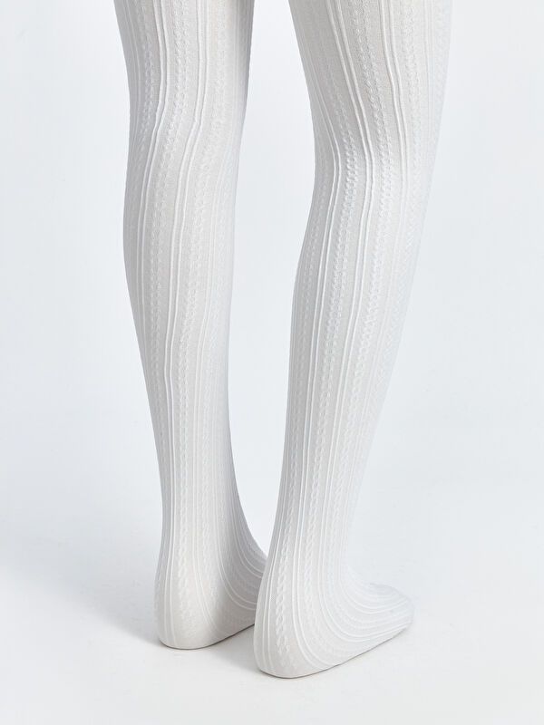 Moudda LC Waikiki - Collants fins Fille Blanc brillant - Tunisie 4