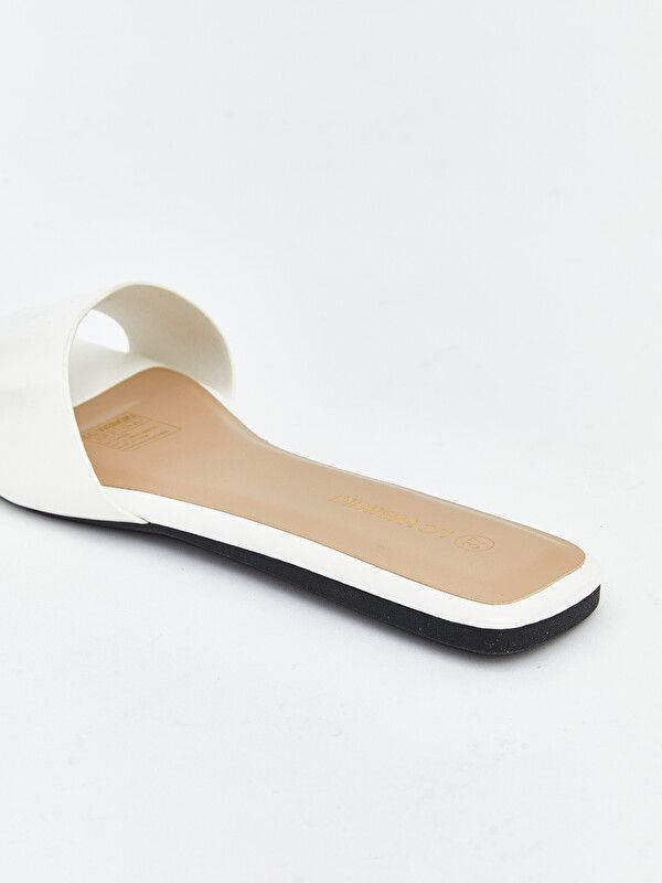 Moudda LC Waikiki - Chaussons stylés pour Femme couleur Écru - Tunisie 5