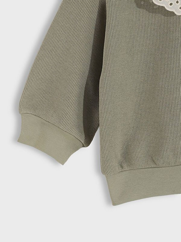 Moudda LC Waikiki - Sweatshirt en jersey Fille Vert terne - Tunisie 3