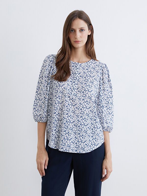 Moudda LC Waikiki - Chemisier (blouse) imprimé manches longues en tissu pour Femme - Tunisie 1