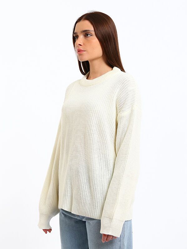 Moudda LC Waikiki - Cv tricot pullover mid pour Femmes - Tunisie 4