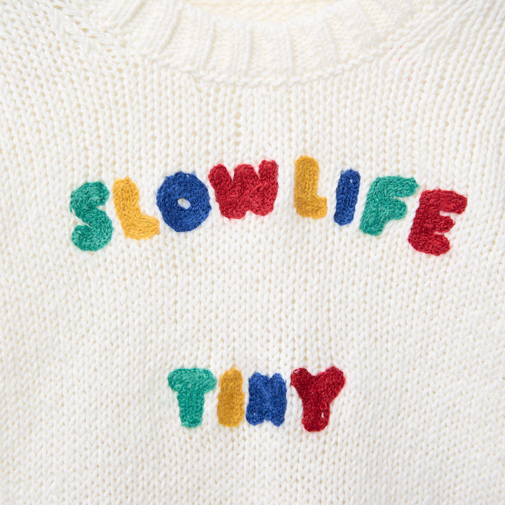 Moudda ZARA - Pull - Texte (Slow Life Tiny Steps) 4T - Tunisie 3