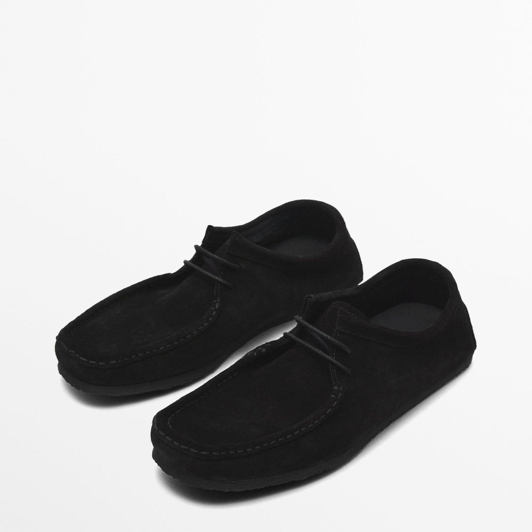 Moudda Massimo Dutti - Chaussure bordeaux doux daim - Tunisie 4