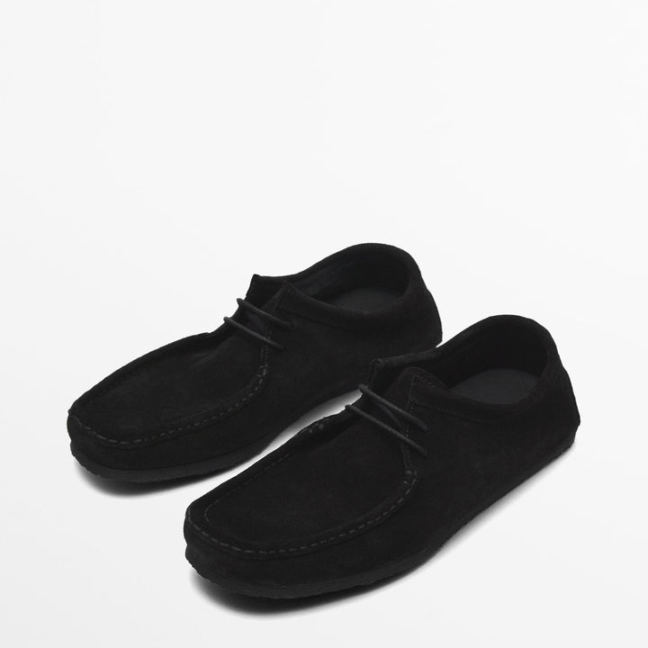 Moudda Massimo Dutti - Chaussure bordeaux doux daim - Tunisie 4