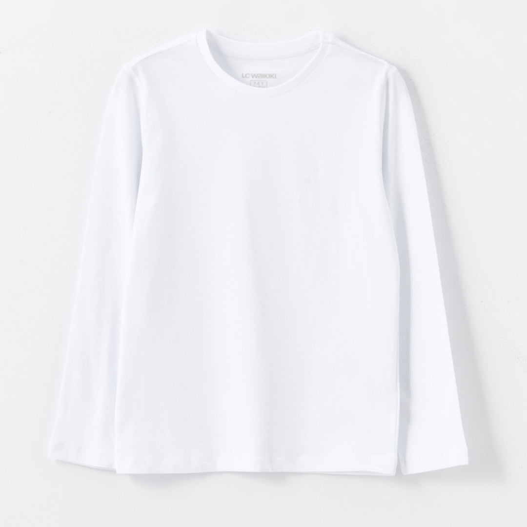 Moudda LC Waikiki - Débardeur sous-vêtement jersey manches longues Garçon Blanc brillant - Tunisie 1