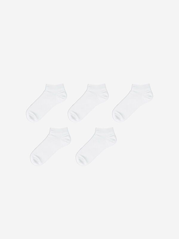 Moudda LC Waikiki - Chaussettes pour sneakers Femme Blanc optique - Tunisie 2