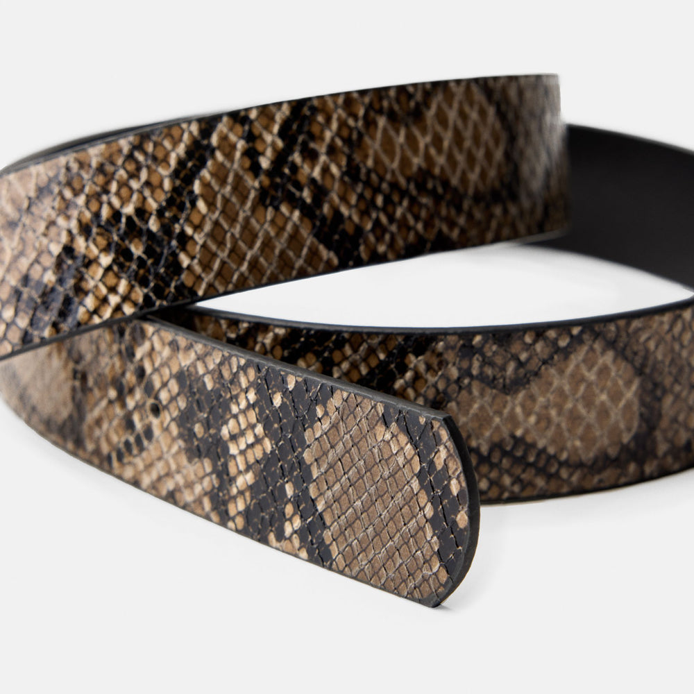 Moudda BERSHKA - Ceinture imprimé serpent - Tunisie 2