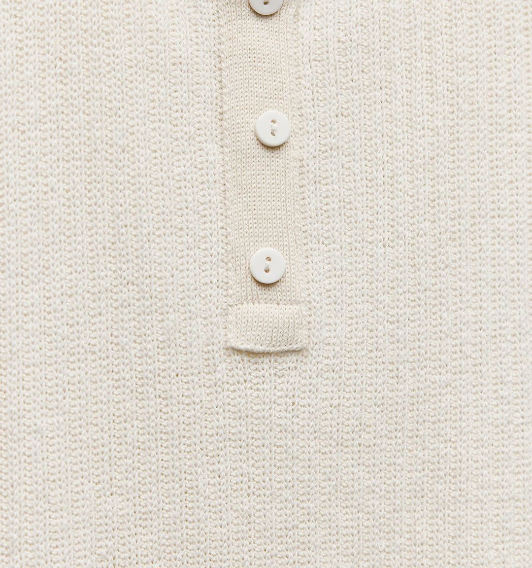 Moudda ZARA - Haut côtelé style rustique, patte de boutonnage - Tunisie 1