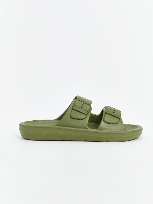 Moudda LC Waikiki - Pantoufles pour Garçon couleur Vert kaki - Tunisie 2
