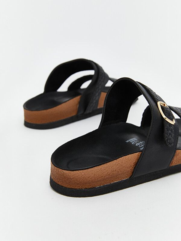 Moudda LC Waikiki - Pantoufles pour Femme couleur Noir - Tunisie 5