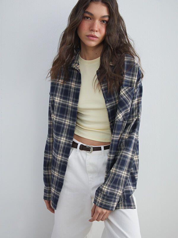 Moudda LC Waikiki - Chemise tissée à manches longues pour Femmes - Tunisie 1