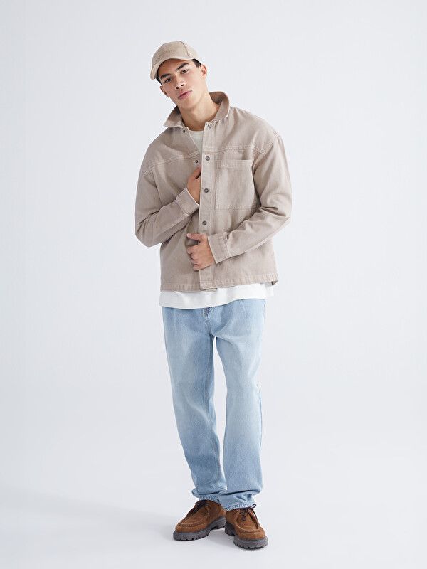 Moudda LC Waikiki - Jean basique en denim pour Homme couleur Bleu indigo clair rodé - Tunisie 1