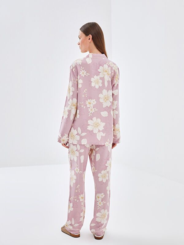 Moudda LC Waikiki - Pyjama tissé à manches longues pour Femmes - Tunisie 4