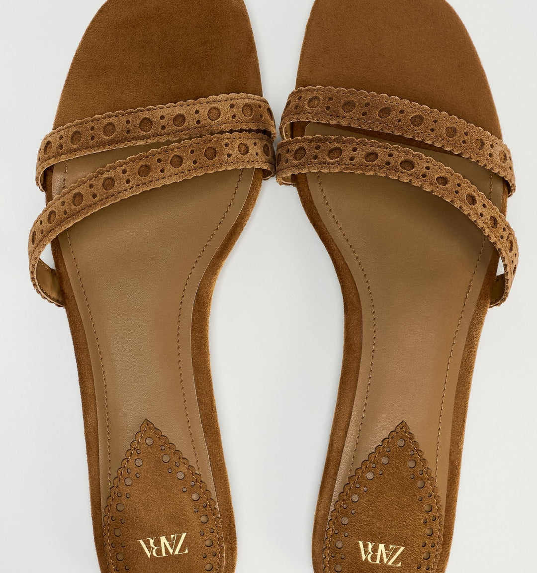 Moudda ZARA - Sandales plates double bande daim - Tunisie 5