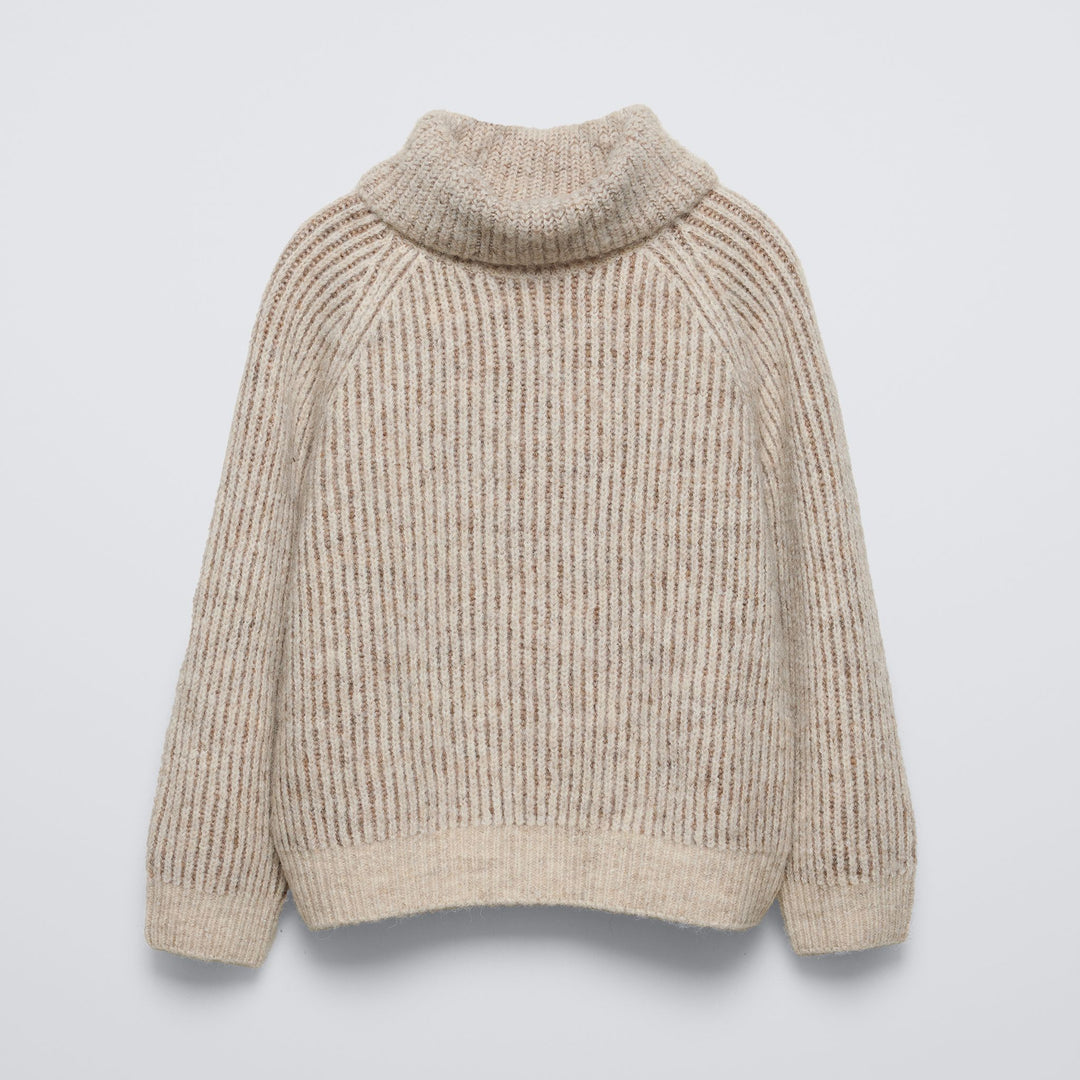 Moudda ZARA - Pull col cheminée chiné - Tunisie 1