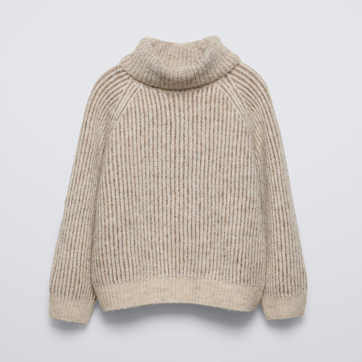 Moudda ZARA - Pull col cheminée chiné - Tunisie 1