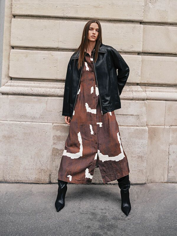 Moudda LC Waikiki - Robe tissée à manches longues pour Femmes - Tunisie 6