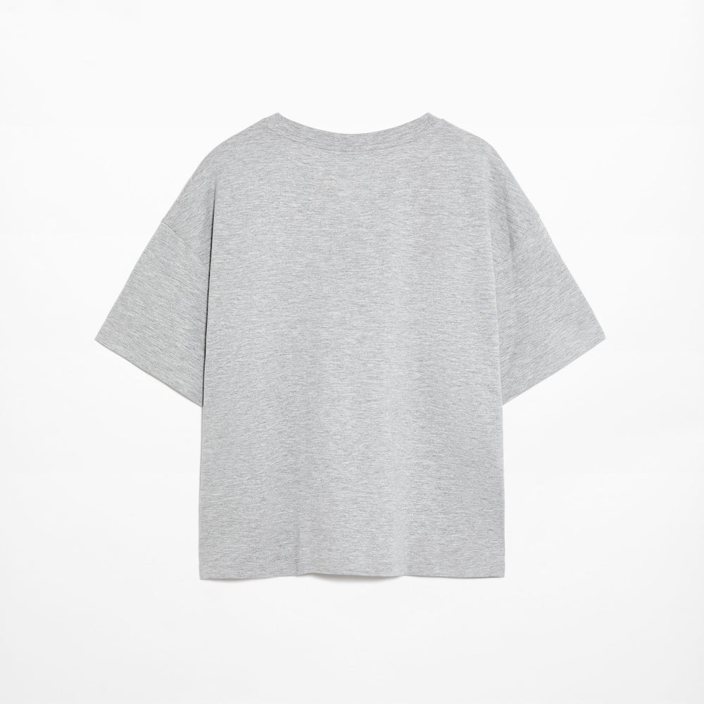 Moudda Oysho - T-Shirt Boxy Coton Col V - Tunisie 2