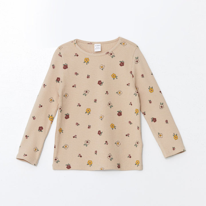 Moudda LC Waikiki - Pack body jersey manches longues Fille Imprimé écru - Tunisie 3