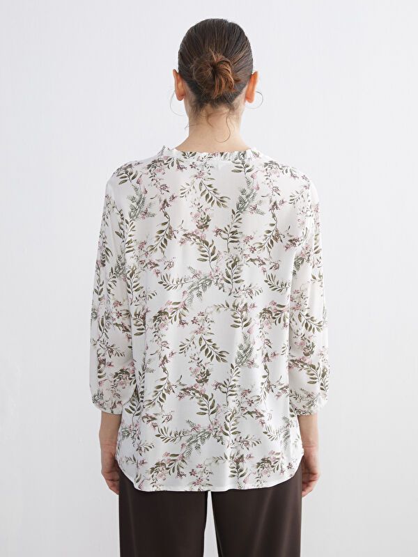 Moudda LC Waikiki - Chemise imprimée manches longues en tissu pour Femme - Tunisie 4