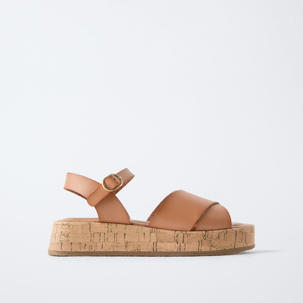 Moudda ZARA - Sandale plateforme croisée - Tunisie 2