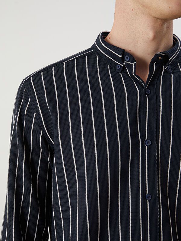 Moudda LC Waikiki - Chemise tissée à manches longues pour Hommes - Tunisie 3