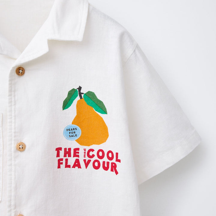 Moudda ZARA - Chemise Enfant - Imprimé Dos Fruits & Big Olita (6T) - Tunisie 3