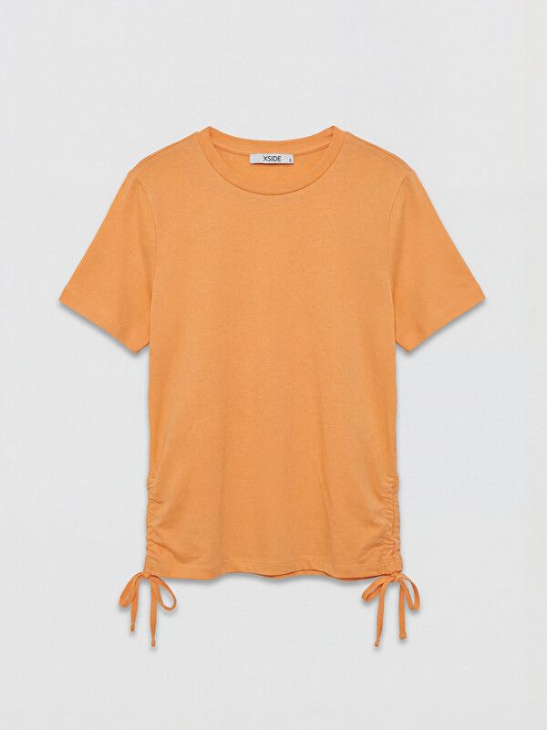 Moudda LC Waikiki - Body manches courtes en jersey pour Femme couleur Orange clair - Tunisie 1