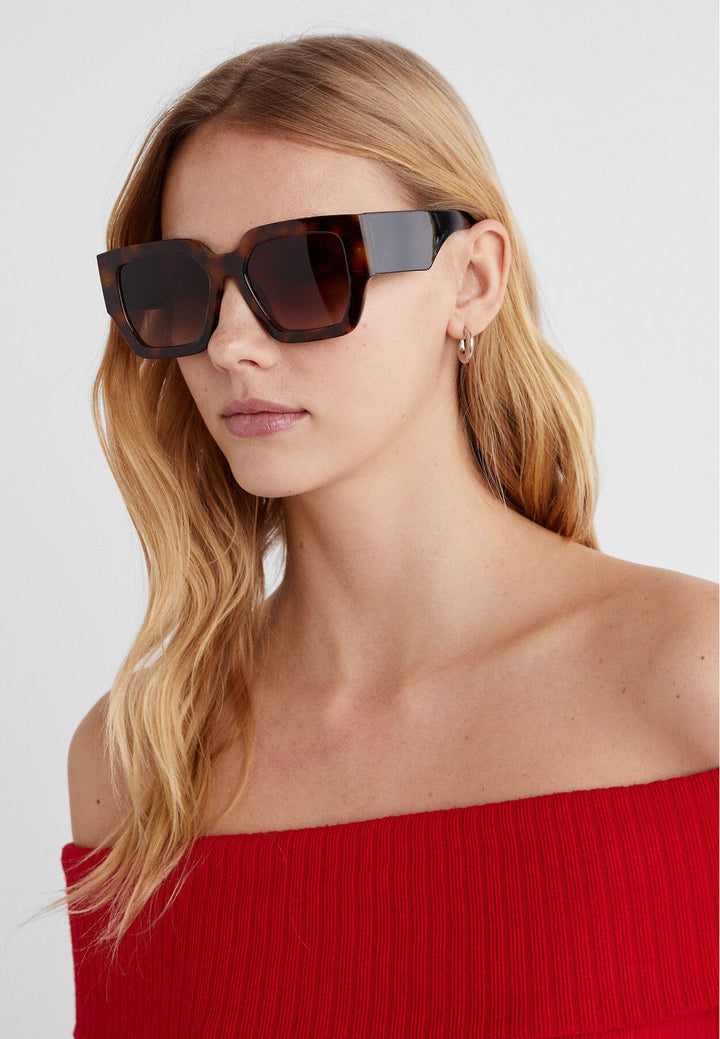 Moudda STRADIVARIUS - Grandes Lunettes Carrées Écaille - Tunisie 5