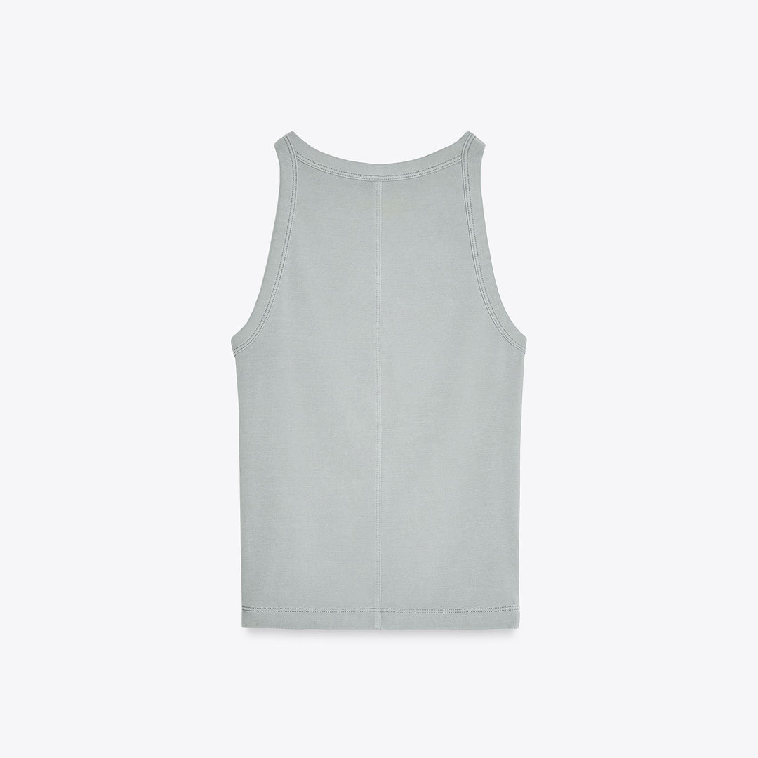 Moudda ZARA - Top Halter - Coton/Élasthanne & Lavé - Tunisie 2