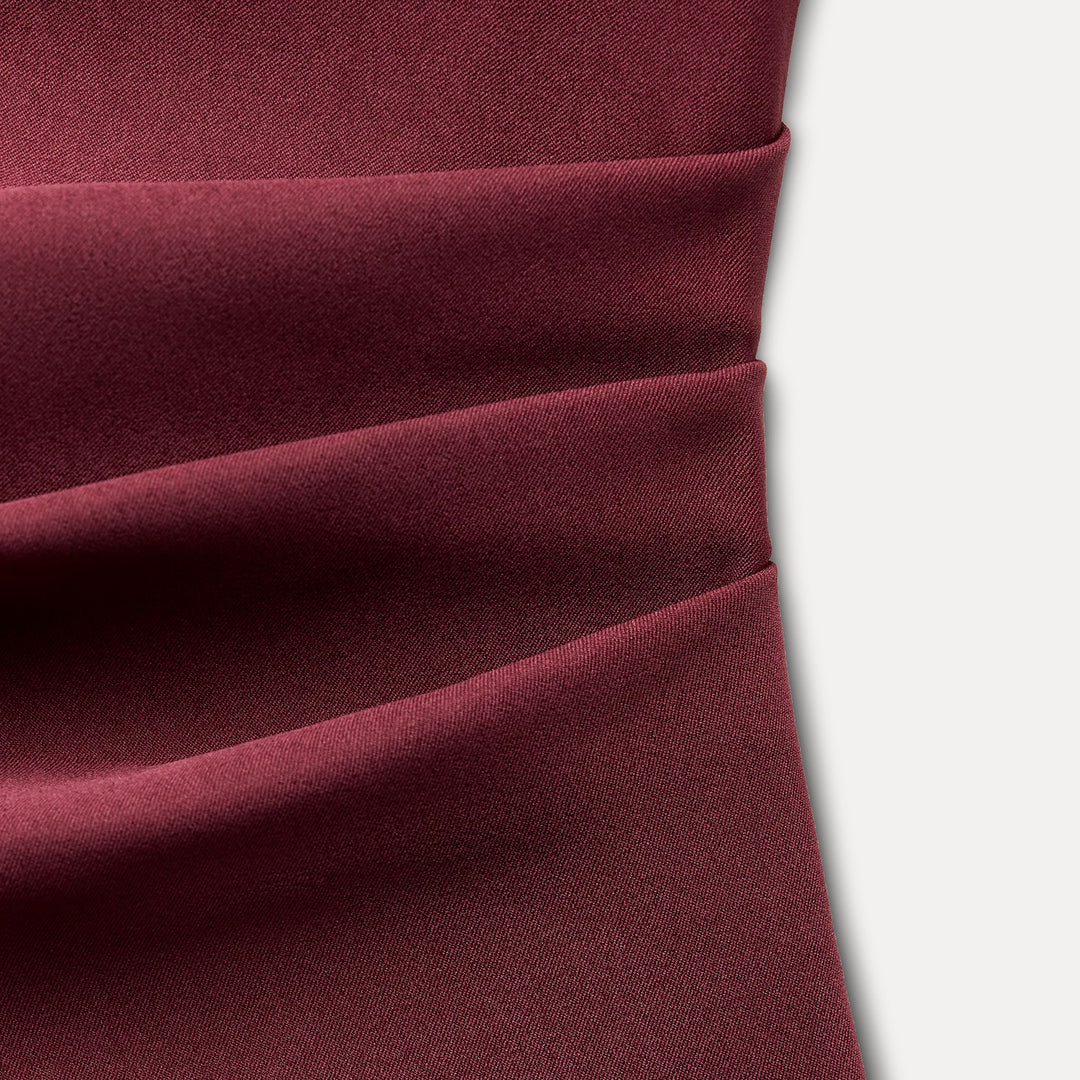 Moudda ZARA - Haut bandeau plissé asymétrique, matière extensible - Tunisie 3