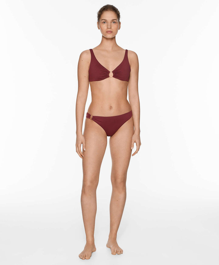 Moudda Oysho - Culotte Halter Mousse Extra Sans Armatures Halter avec Détail Armatures - Tunisie 1