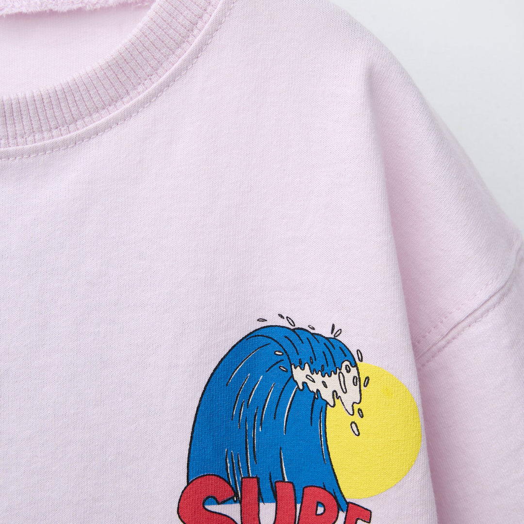 Moudda ZARA - T-Shirt Enfant - Imprimé Vague Hawaii - Tunisie 3