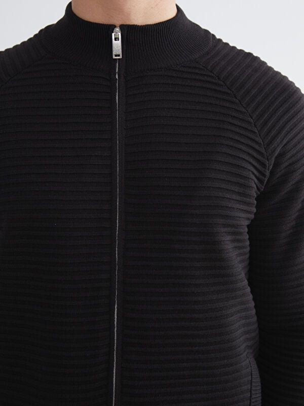 Moudda LC Waikiki - Cardigan en tricot Homme Noir - Tunisie 3